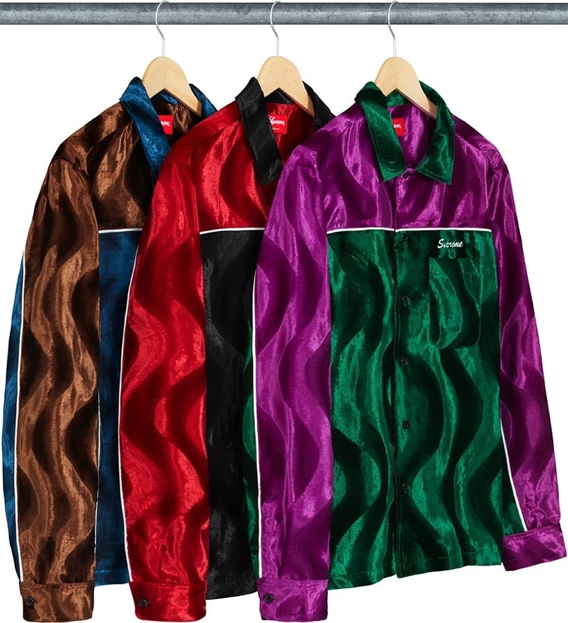 Velvet Swirl Work Shirt